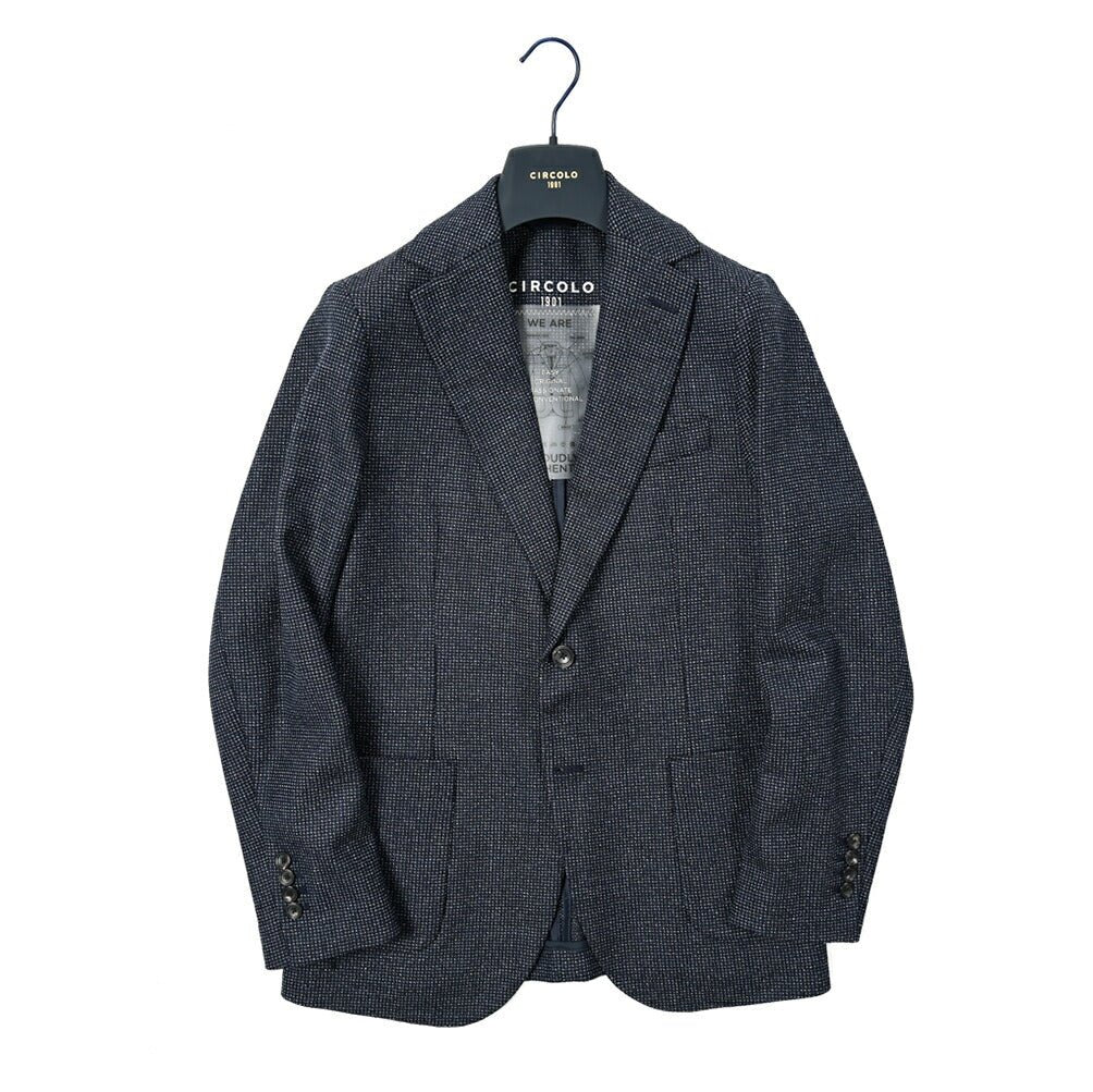 SALE|CIRCOLO 1901 ストレッチウールコットン 2Bシングルテーラードジャケット|397561 - 48|GUARDAROBA MILANO OFFICIAL STORE