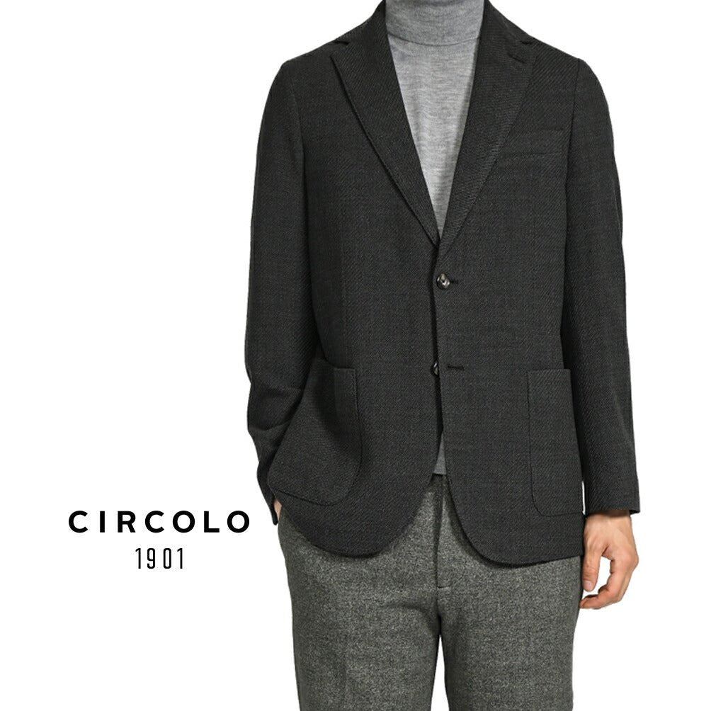 SALE|CIRCOLO 1901 ストレッチウール 2Bシングルテーラードジャケット|397542 - 44|GUARDAROBA MILANO OFFICIAL STORE