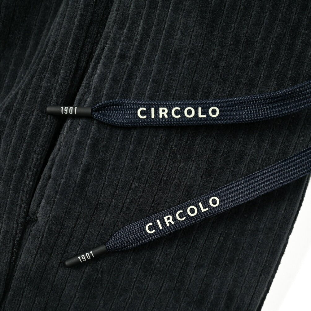 SALE|CIRCOLO 1901 コットンコーデュロイ ドローコードワンタックスラックス|397571 - 50|GUARDAROBA MILANO OFFICIAL STORE
