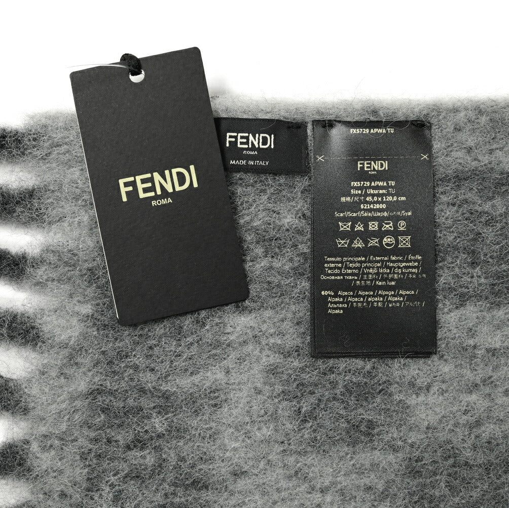 FENDI アルパカウール ロゴマフラー|396783|GUARDAROBA MILANO OFFICIAL STORE