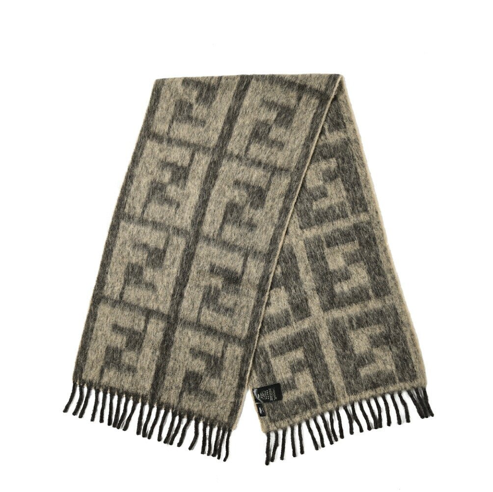 23-24AW FENDI アルパカウール ロゴマフラー / メンズ – GUARDAROBA