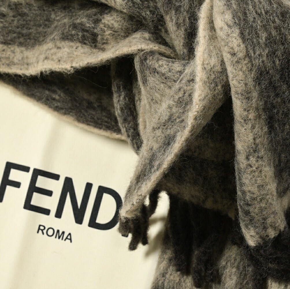 FENDI アルパカウール ロゴマフラー|396793|GUARDAROBA MILANO OFFICIAL STORE