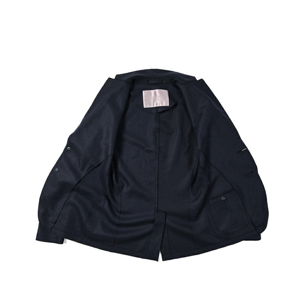 SALE|HERNO Resort 縮絨 ヴァージンウール100% 2Bシングルテーラードジャケット|393708 - A - 46|GUARDAROBA MILANO OFFICIAL STORE