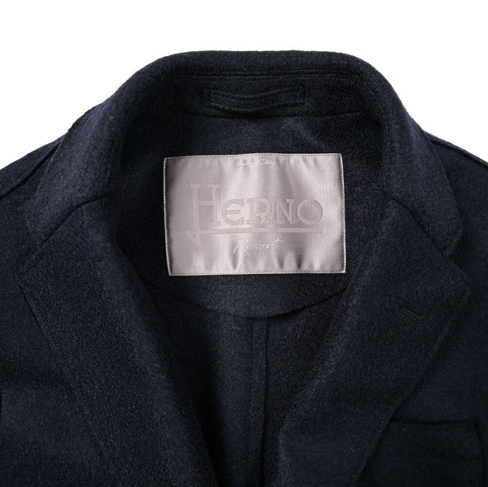 SALE|HERNO Resort 縮絨 ヴァージンウール100% 2Bシングルテーラードジャケット|393708 - A - 46|GUARDAROBA MILANO OFFICIAL STORE
