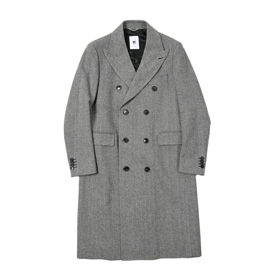 SALE|PT TORINO ヴァージンウール100% 8Bダブルチェスターコート / PT01|397505 - 50|GUARDAROBA MILANO OFFICIAL STORE