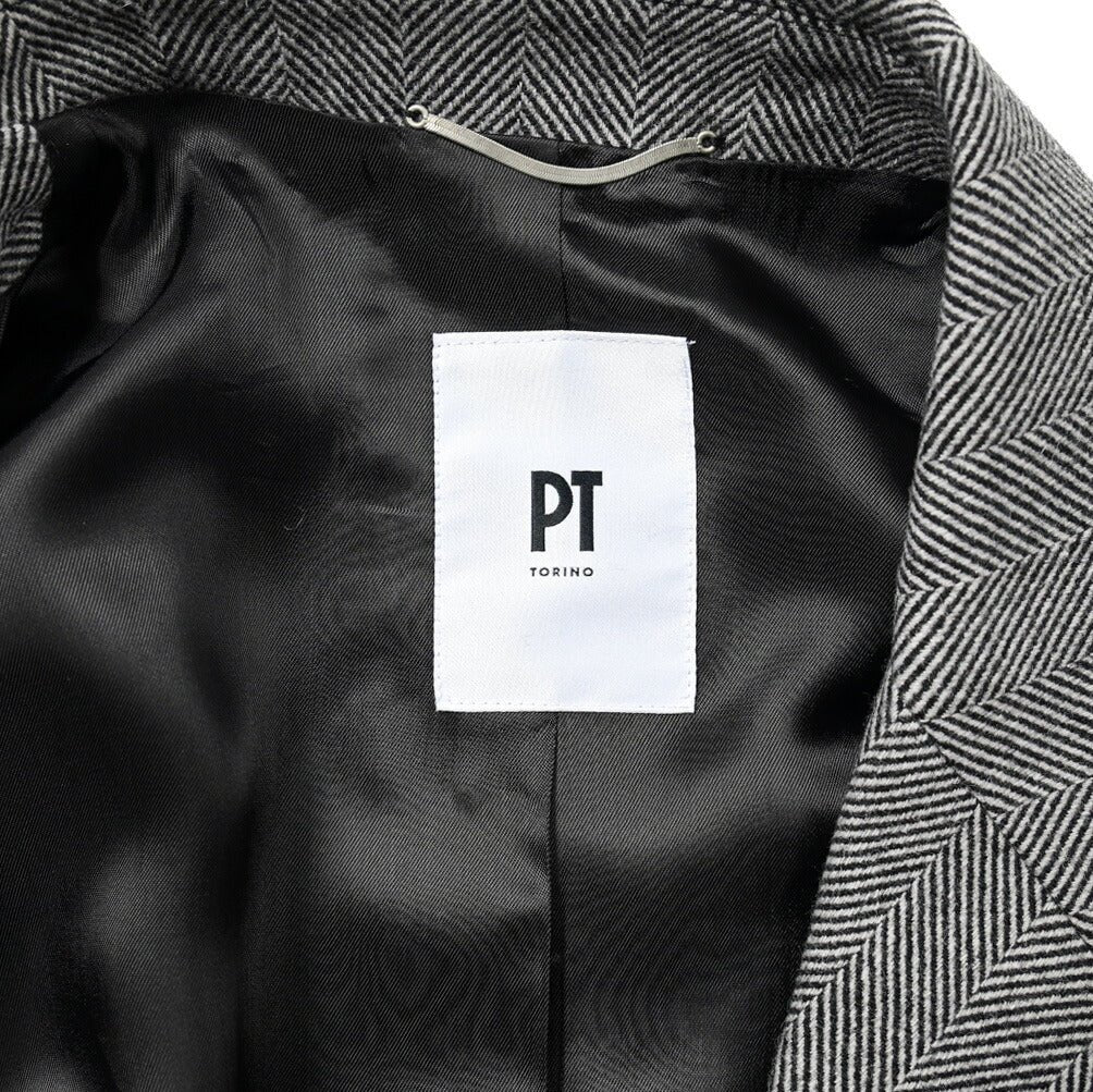 SALE|PT TORINO ヴァージンウール100% 8Bダブルチェスターコート / PT01|397505 - 50|GUARDAROBA MILANO OFFICIAL STORE