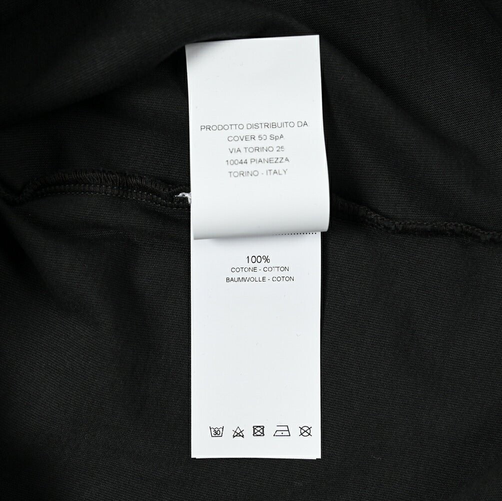 SALE|PT TORINO コットン100% ワンポイント刺繍 クルーネック半袖Tシャツ / PT01|396194 - A - 46|GUARDAROBA MILANO OFFICIAL STORE