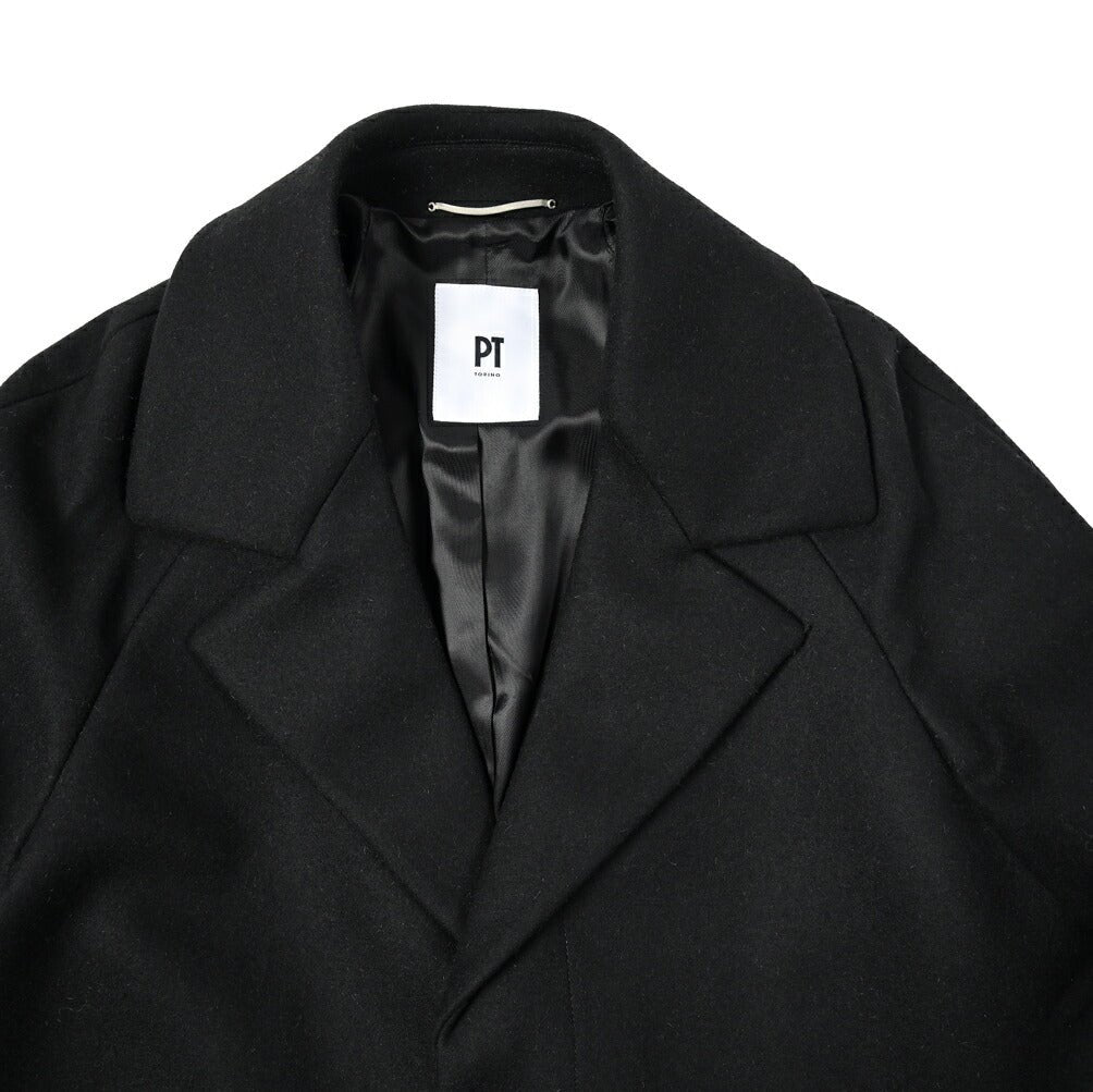 SALE|PT TORINO ヴァージンウールナイロン 3Bシングルチェスターコート / PT01|397495 - 44|GUARDAROBA MILANO OFFICIAL STORE