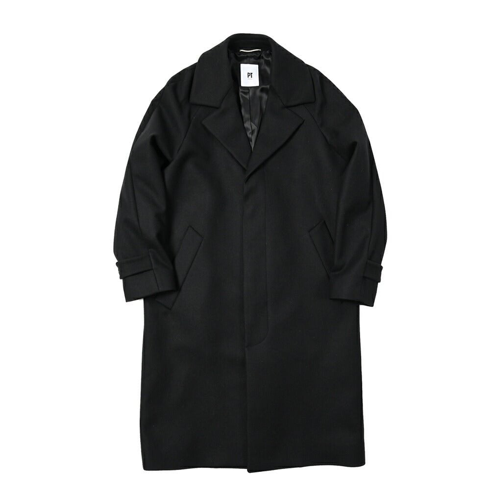 SALE|PT TORINO ヴァージンウールナイロン 3Bシングルチェスターコート / PT01|397495 - 44|GUARDAROBA MILANO OFFICIAL STORE