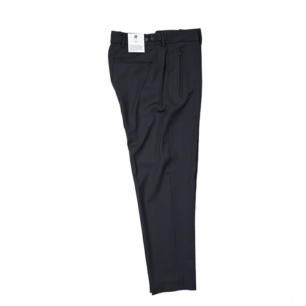 PT TORINO ACTIVE SIGMA 高機能ストレッチウール ノータックテーパードスラックス (TECHNO WASHABLE WOOL) / PT01|396232 - A - 46|GUARDAROBA MILANO OFFICIAL STORE