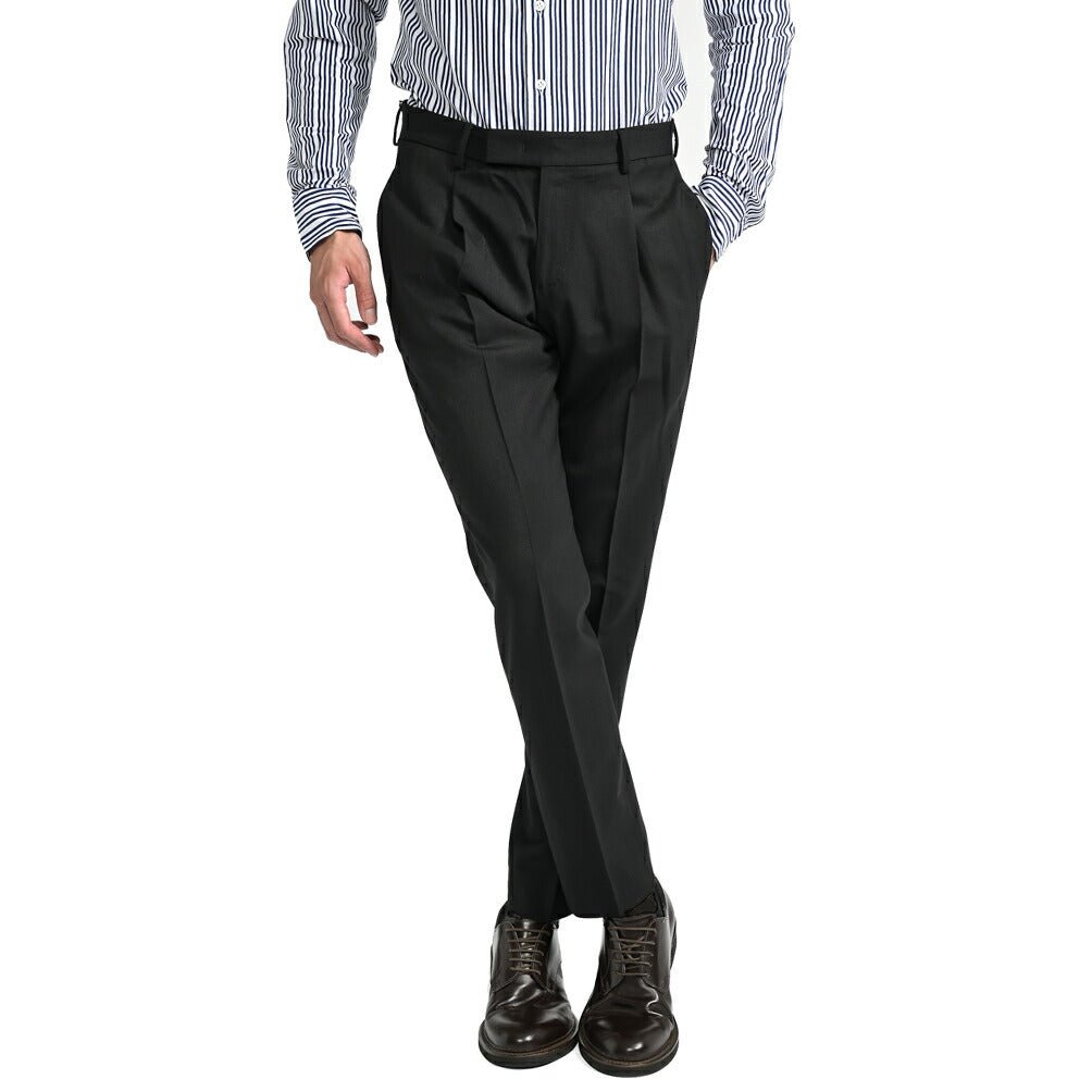 SALE|PT TORINO EDGE UNDICI ストレッチウール ワンタックスラックス / PT01|395109 - A - 48|GUARDAROBA MILANO OFFICIAL STORE