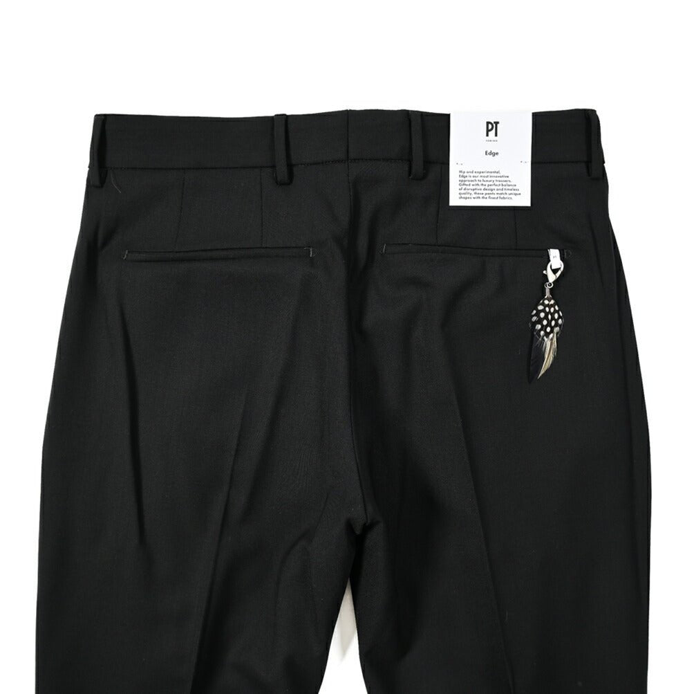 23-24AW PT TORINO EDGE "UNDICI" ストレッチウール ワンタックスラックス|GUARDAROBA MILANO OFFICIAL STORE