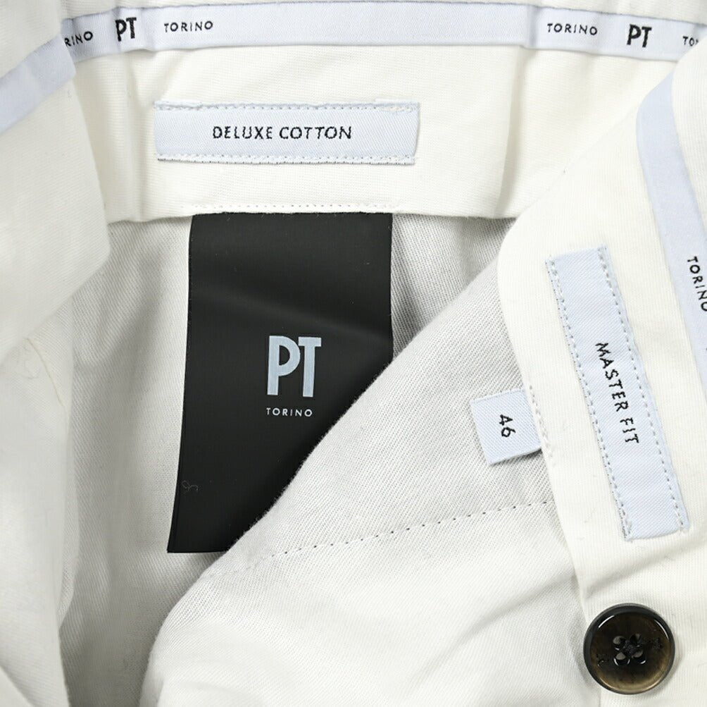 SALE|PT TORINO MASTER FIT コットン100% ベルベットクロスノータックスラックス (DELUXE COTTON) / PT01|397409 - 48|GUARDAROBA MILANO OFFICIAL STORE
