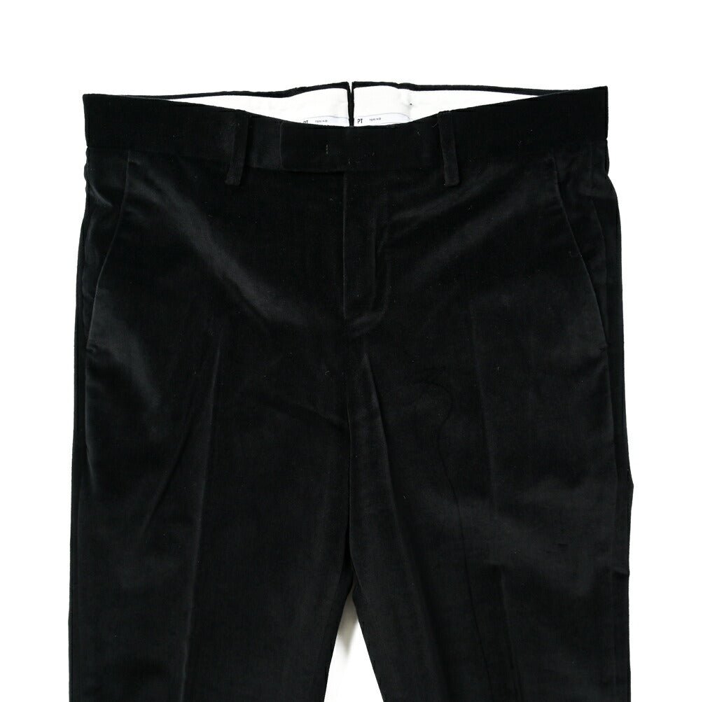 SALE|PT TORINO MASTER FIT コットン100% ベルベットクロスノータックスラックス (DELUXE COTTON) / PT01|397409 - 48|GUARDAROBA MILANO OFFICIAL STORE