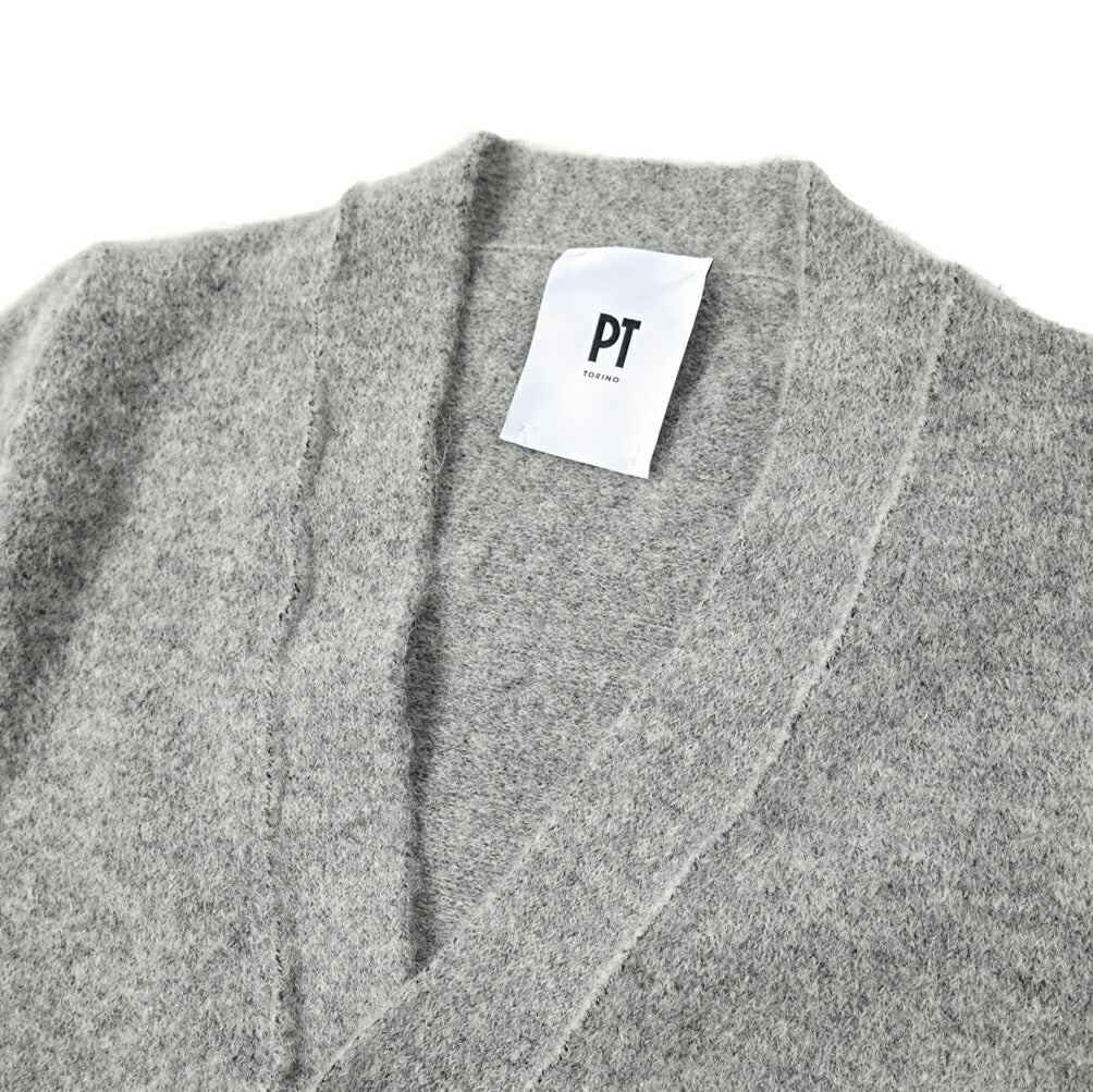 SALE|PT TORINO アルパカウール Vネックニットカーディガン / PT01|397354 - 48|GUARDAROBA MILANO OFFICIAL STORE