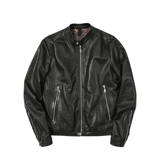 SALE|TAGLIATORE STANLEY NEW ラムレザー シングルライダースブルゾン|397737 - 48|GUARDAROBA MILANO OFFICIAL STORE