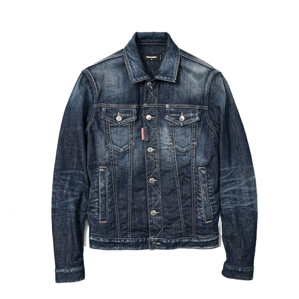 SALE｜DSQUARED2 DAN DENIM JACKET ダーウクリーンウォッシュデニムジャケット