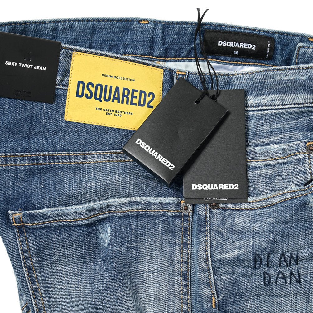 SALE|DSQUARED2 SEXY TWIST JEAN ストレッチデニムジーンズ|399394 - 44|GUARDAROBA MILANO OFFICIAL STORE