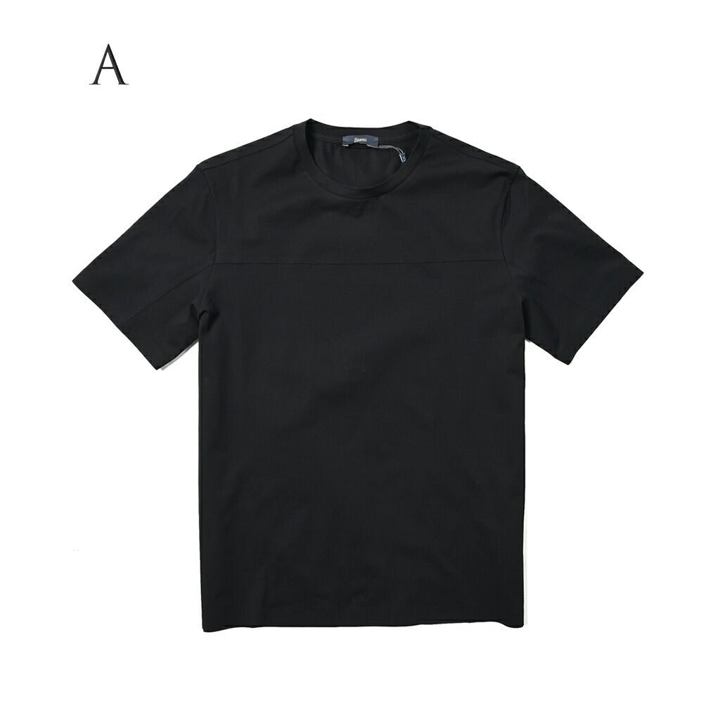 24SS HERNO ストレッチコットン ジャージー クルーネック半袖Tシャツ|GUARDAROBA MILANO OFFICIAL STORE