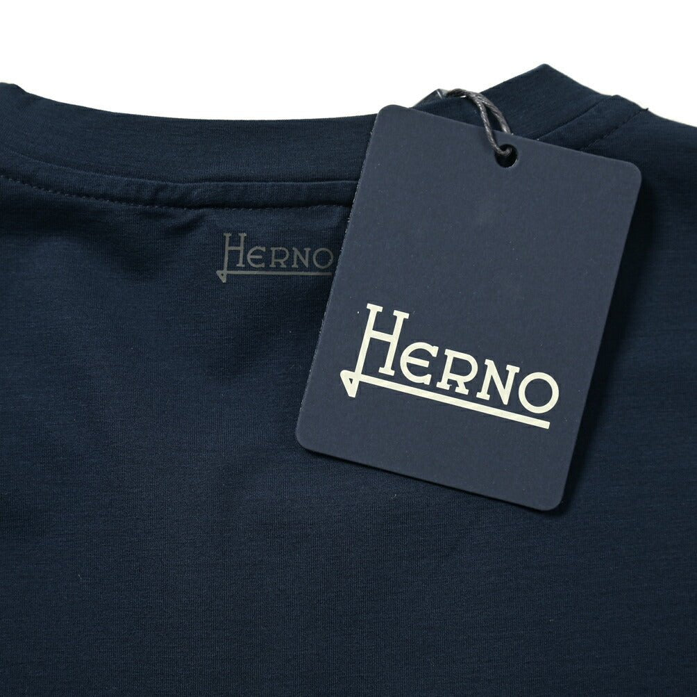 SALE|HERNO ストレッチコットンジャージー クルーネック半袖Tシャツ|399921 - A - 44|GUARDAROBA MILANO OFFICIAL STORE