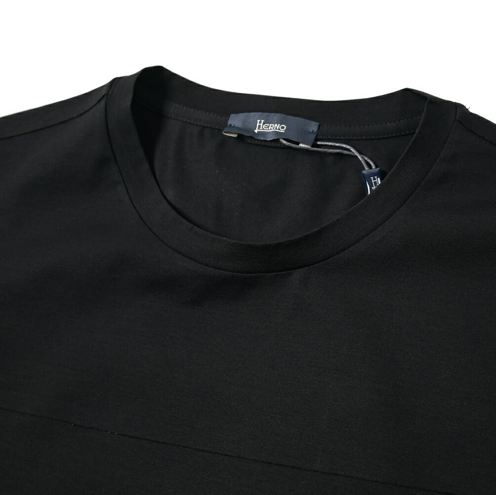 SALE|HERNO ストレッチコットンジャージー クルーネック半袖Tシャツ|399921 - A - 44|GUARDAROBA MILANO OFFICIAL STORE