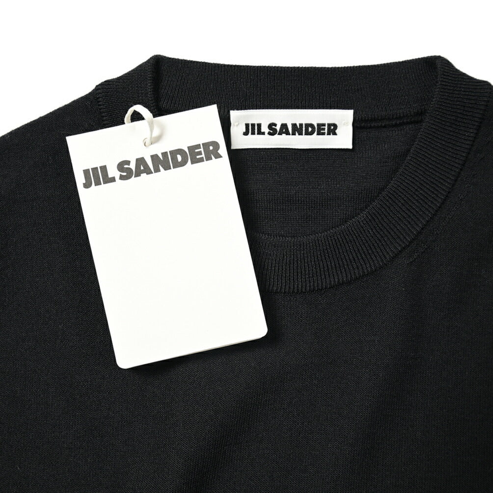 JIL SANDER ヴァージンウール100% クルーネックハイゲージニットセーター|399481 - 46|GUARDAROBA MILANO OFFICIAL STORE