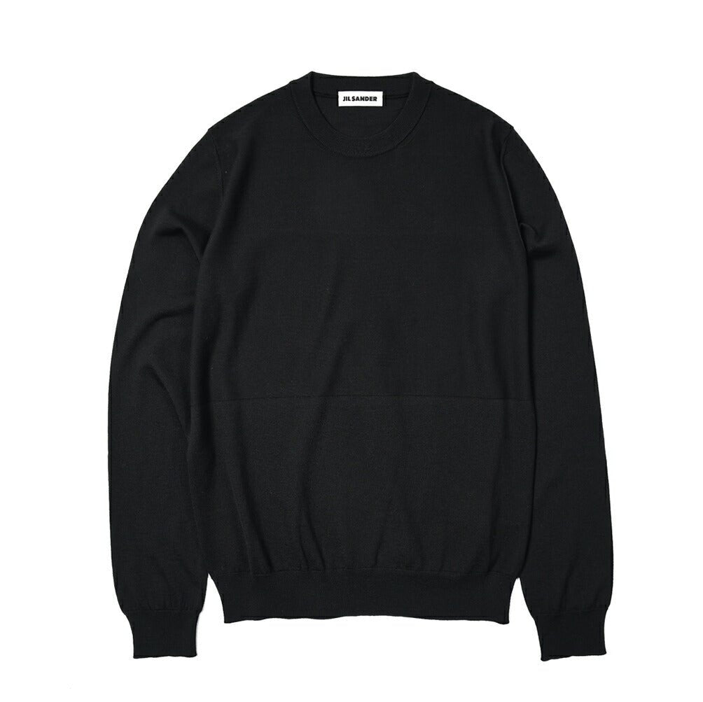 JIL SANDER ヴァージンウール100% クルーネックハイゲージニットセーター|399481 - 46|GUARDAROBA MILANO OFFICIAL STORE