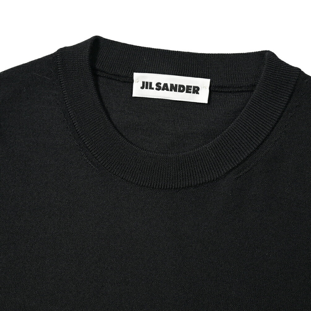 JIL SANDER ヴァージンウール100% クルーネックハイゲージニットセーター|399481 - 46|GUARDAROBA MILANO OFFICIAL STORE