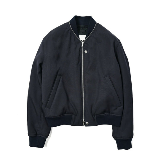 JIL SANDER ウール100% MA - 1型 ボンバージャケット(レギュラーフィット)|399490 - 52|GUARDAROBA MILANO OFFICIAL STORE