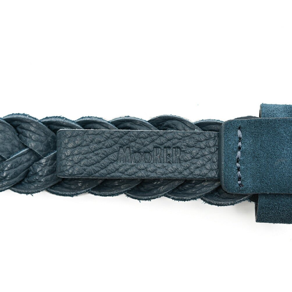 SALE|MOORER CHILEP スエードレザー編み込みベルト|399910 - 100|GUARDAROBA MILANO OFFICIAL STORE