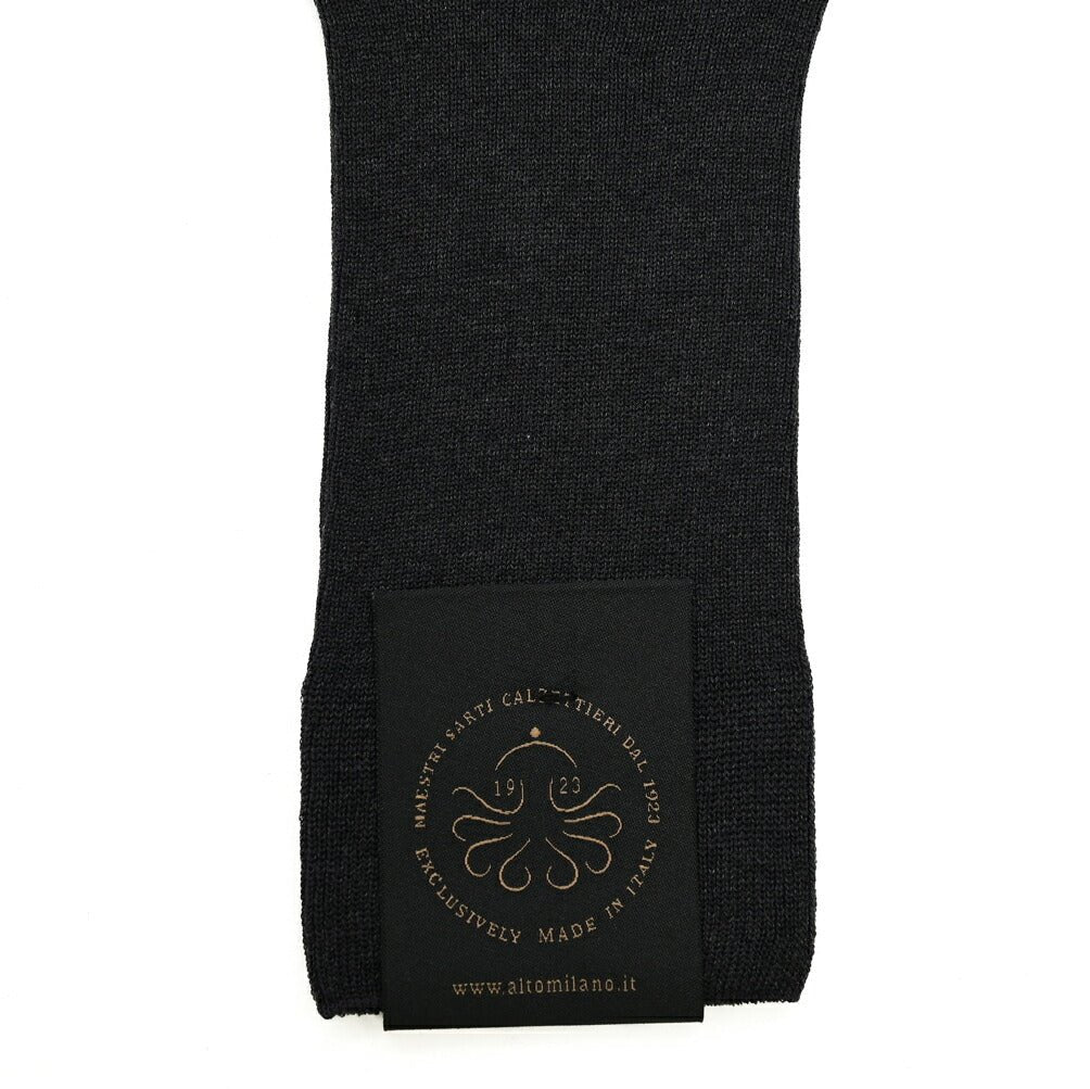 ALTO コットンシルク ロングホーズソックス / ストライプ|393324 - A - 43|GUARDAROBA MILANO OFFICIAL STORE