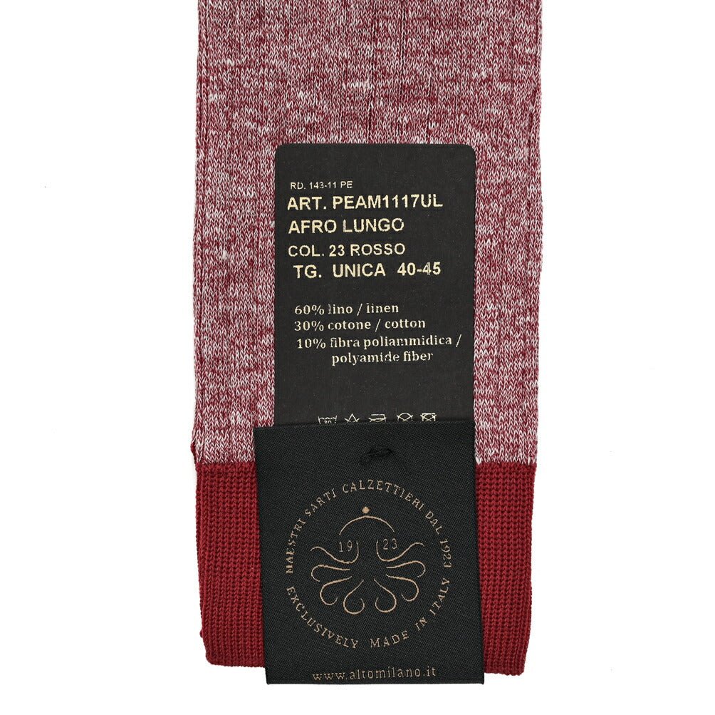 ALTO リネンコットン ロングホーズソックス|393237 - A|GUARDAROBA MILANO OFFICIAL STORE