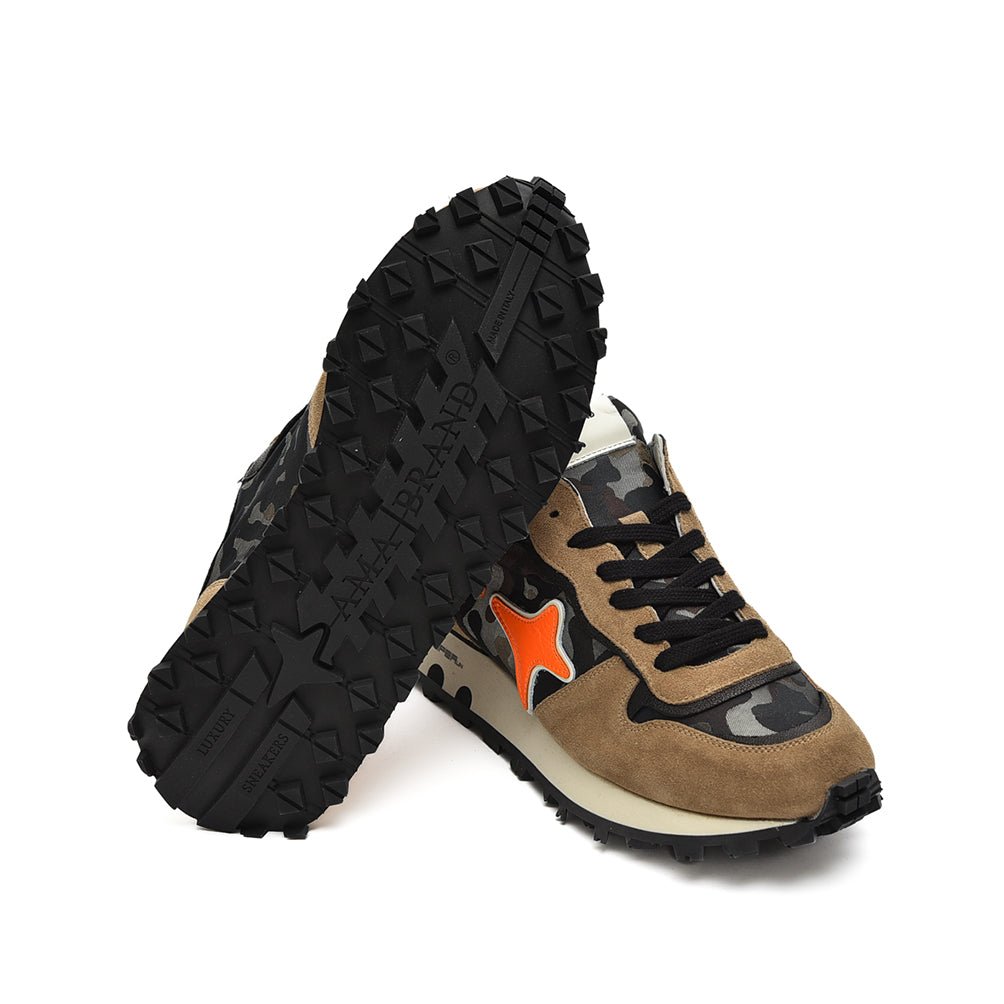 AMA BRAND SUPERun ナイロン×スエードレザー プレミアムローカットスニーカー|395024 - A - 40|GUARDAROBA MILANO OFFICIAL STORE