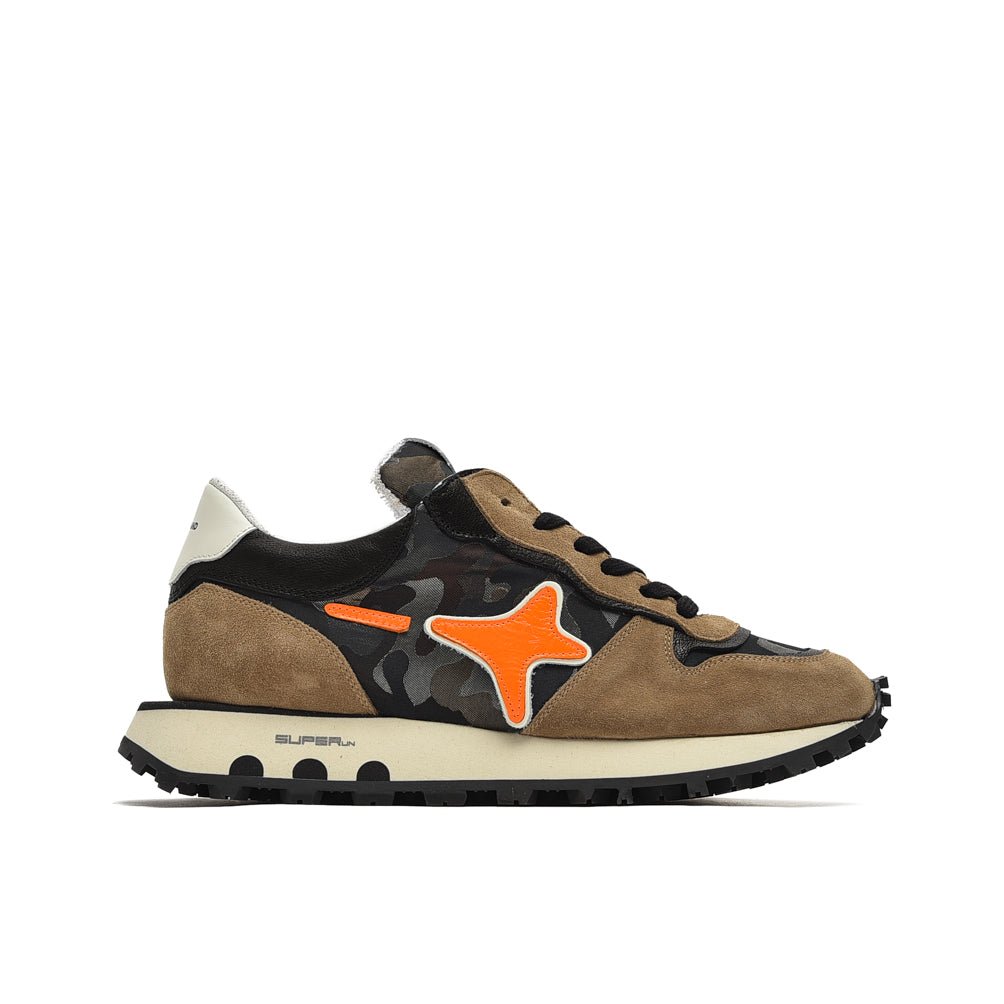 AMA BRAND SUPERun ナイロン×スエードレザー プレミアムローカットスニーカー|395024 - A - 40|GUARDAROBA MILANO OFFICIAL STORE