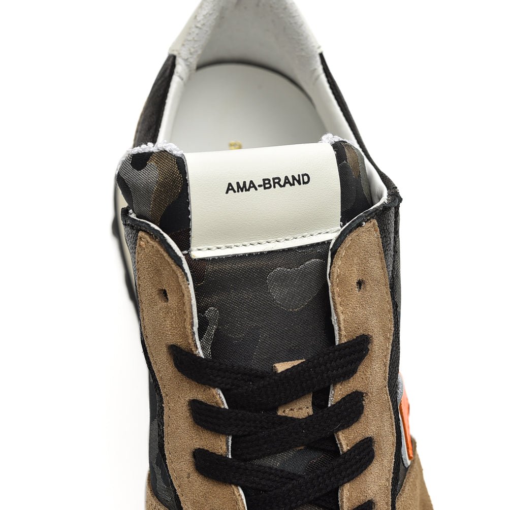 AMA BRAND SUPERun ナイロン×スエードレザー プレミアムローカットスニーカー|395024 - A - 40|GUARDAROBA MILANO OFFICIAL STORE