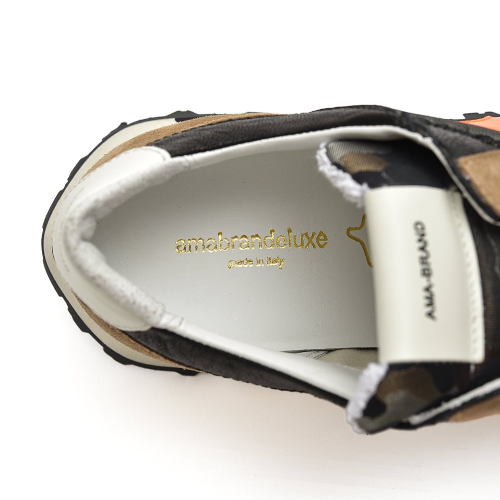 AMA BRAND SUPERun ナイロン×スエードレザー プレミアムローカットスニーカー|395024 - A - 40|GUARDAROBA MILANO OFFICIAL STORE