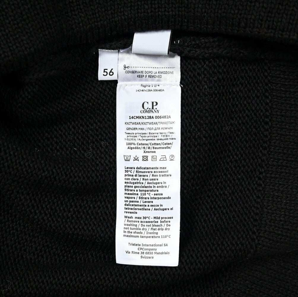 C.P.COMPANY コットン100% クルーネックラグランニットセーター|GUARDAROBA MILANO OFFICIAL STORE