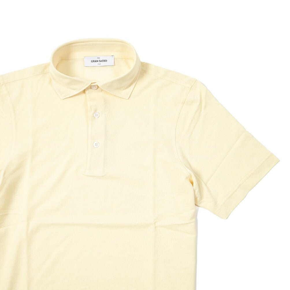GRAN SASSO コットン100% 鹿の子半袖ポロシャツ|GUARDAROBA MILANO OFFICIAL STORE