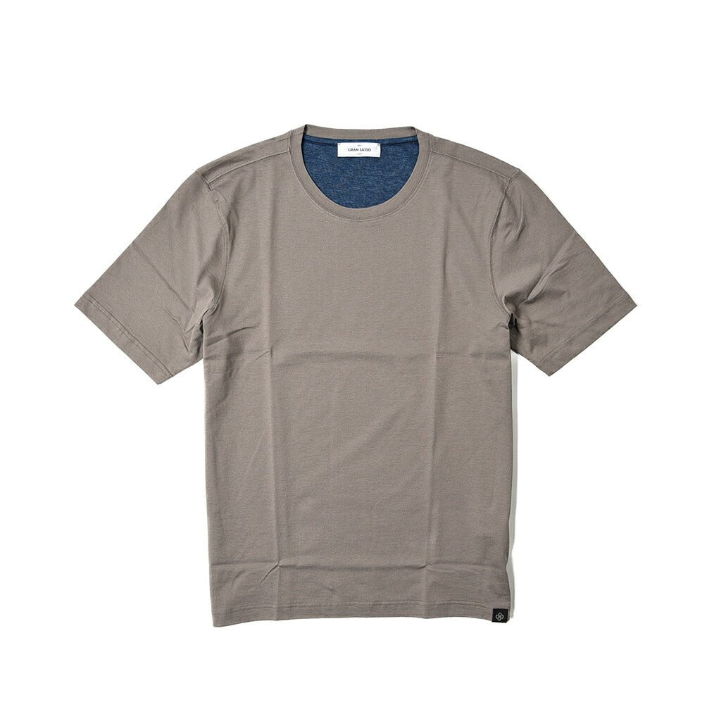 2023SS GRAN SASSO コットン100% クルーネック半袖Tシャツ|GUARDAROBA MILANO OFFICIAL STORE