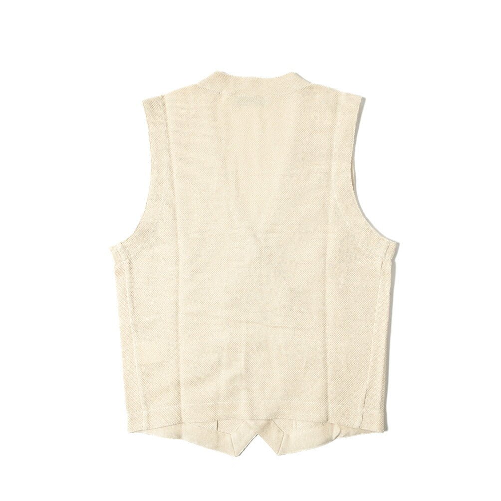 SALE|GRAN SASSO リネンコットン 6Bダブルニットベスト / SLOWEAR|391490 - A - 46|GUARDAROBA MILANO OFFICIAL STORE