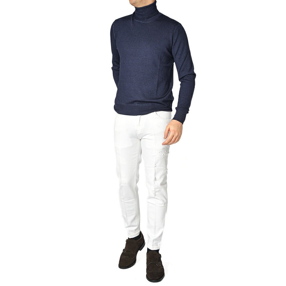 GRAN SASSO ヴァージンウールカシミヤ タートルネックニットセーター|GUARDAROBA MILANO OFFICIAL STORE