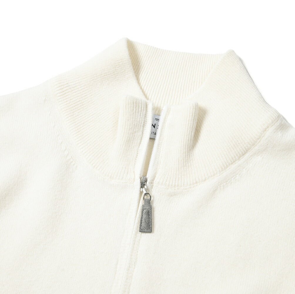 SALE|GRAN SASSO ウールカシミヤ ハーフジップニットセーター / SLOWEAR|399020 - A - 50|GUARDAROBA MILANO OFFICIAL STORE