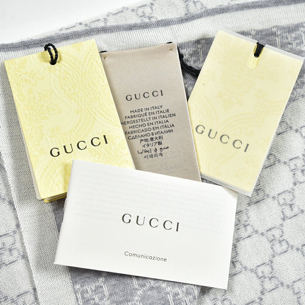 ≪レディース≫ GUCCI ウール100% GGパターン ウールブランケット(ひざ掛け)|383686|GUARDAROBA MILANO OFFICIAL STORE