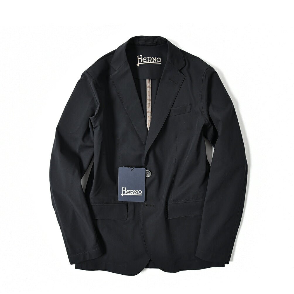 新品　ヘルノ　HERNO　コート　テーラードジャケット　撥水　黒　イタリア製　Lわたしの部屋の商品一覧