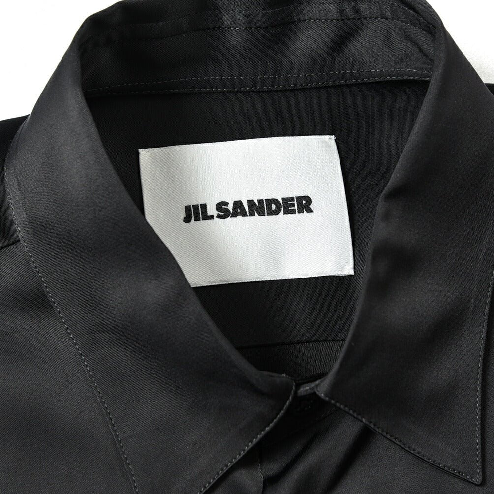 JIL SANDER ビスコースシルク レギュラーカラーシャツ|365633 - 43|GUARDAROBA MILANO OFFICIAL STORE