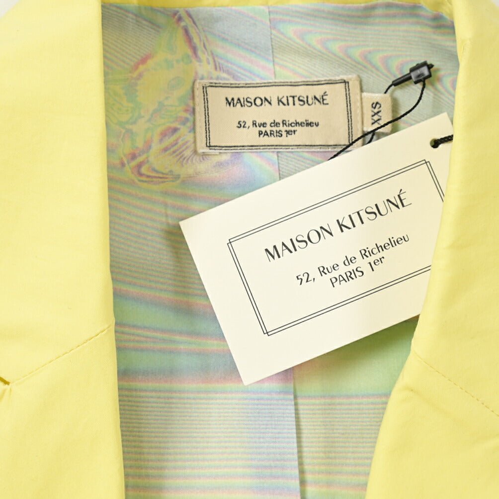 ≪レディース≫ MAISON KITSUNE コットン100% 4Bダブルスリーブレスジャケット|GUARDAROBA MILANO OFFICIAL STORE