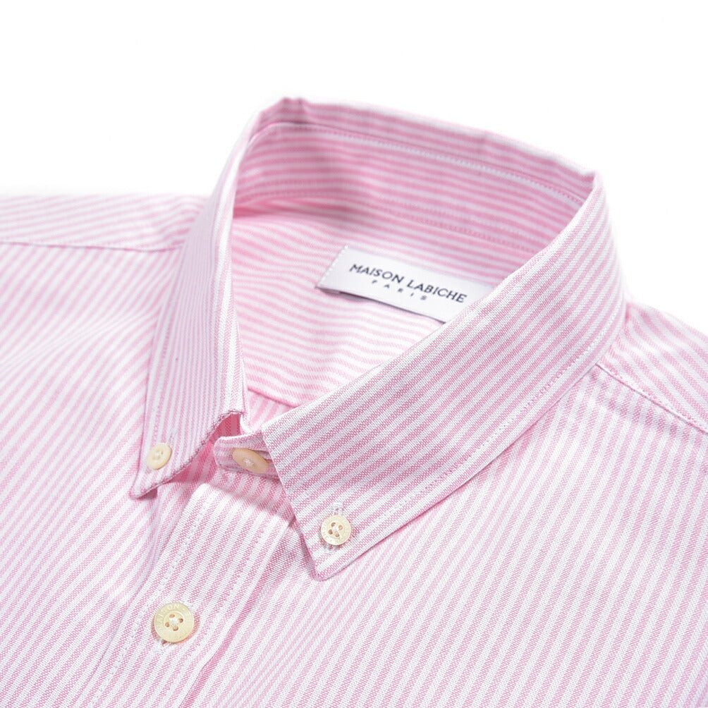 MAISON LABICHE コットン100% オックスフォードボタンダウンシャツ|383631 - L|GUARDAROBA MILANO OFFICIAL STORE