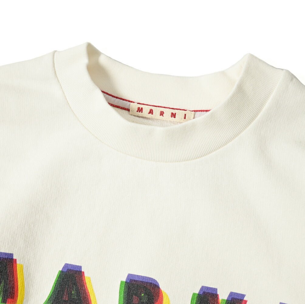 MARNI 3D MARNIプリントロゴ コットン100% スウェットシャツ|391247 - 52|GUARDAROBA MILANO OFFICIAL STORE