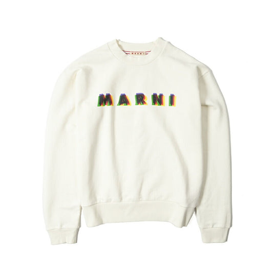 MARNI 3D MARNIプリントロゴ コットン100% スウェットシャツ|391247 - 52|GUARDAROBA MILANO OFFICIAL STORE