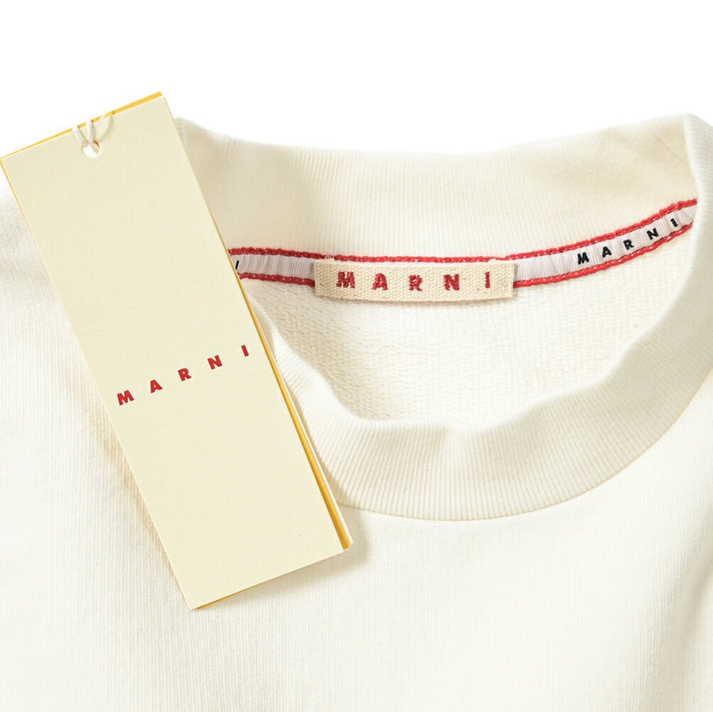 MARNI 3D MARNIプリントロゴ コットン100% スウェットシャツ|391247 - 52|GUARDAROBA MILANO OFFICIAL STORE